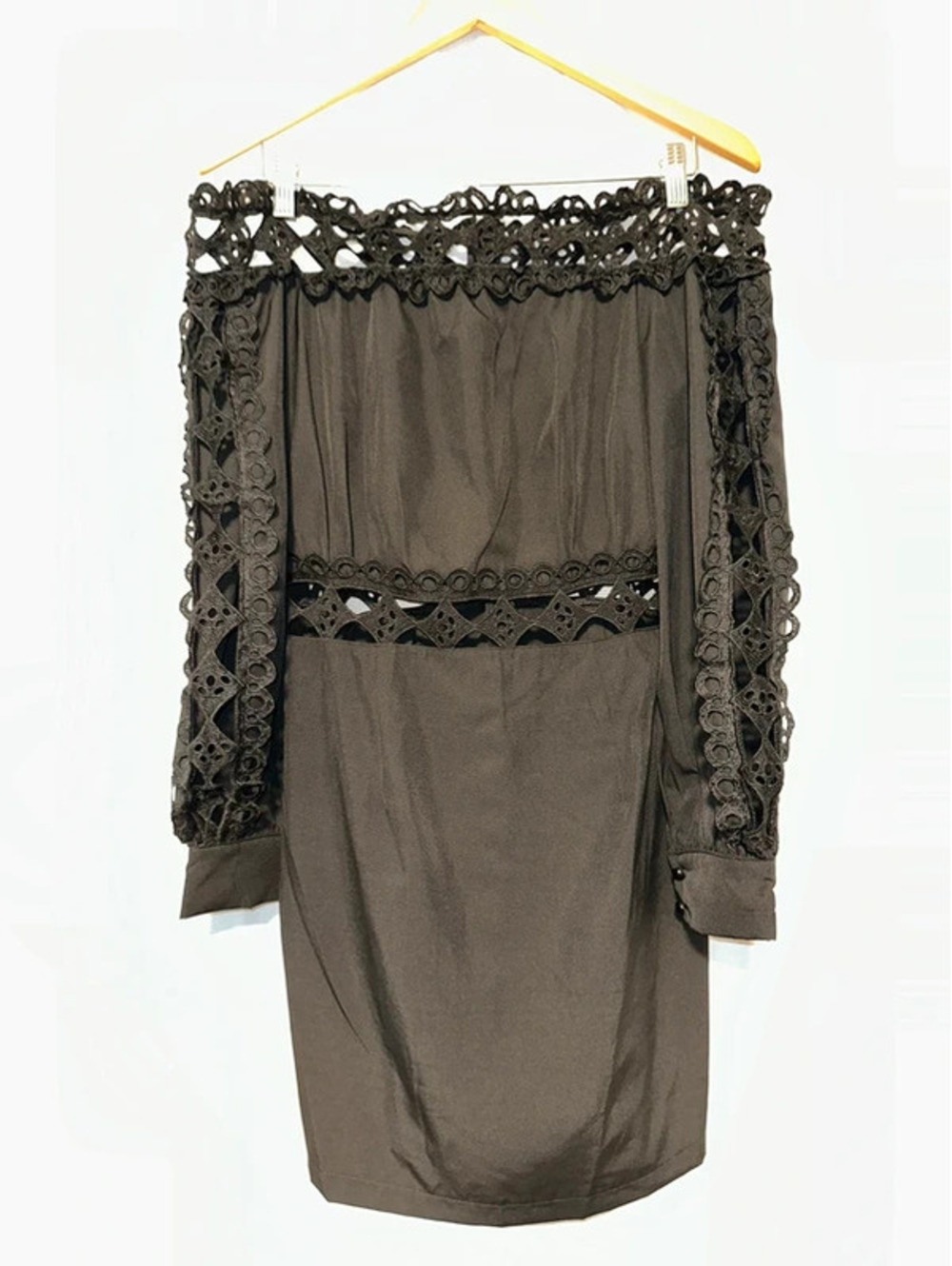 LBD Off the shoulder Lace Romantic Coquette Dress M